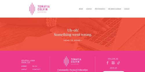 Tomayia Colvin Education